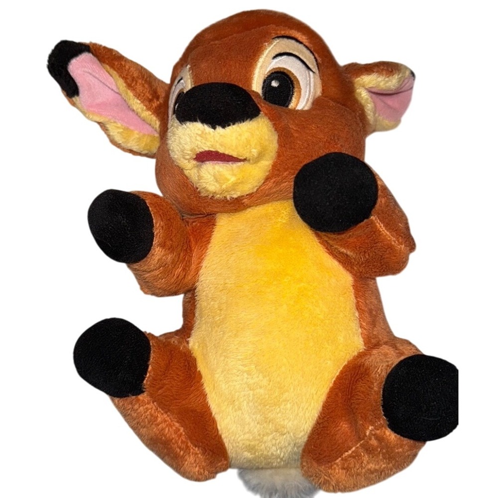 Disney Bambi Baby Plush Stuffed Animal‎ 9" Beanbag Style Deer Brown